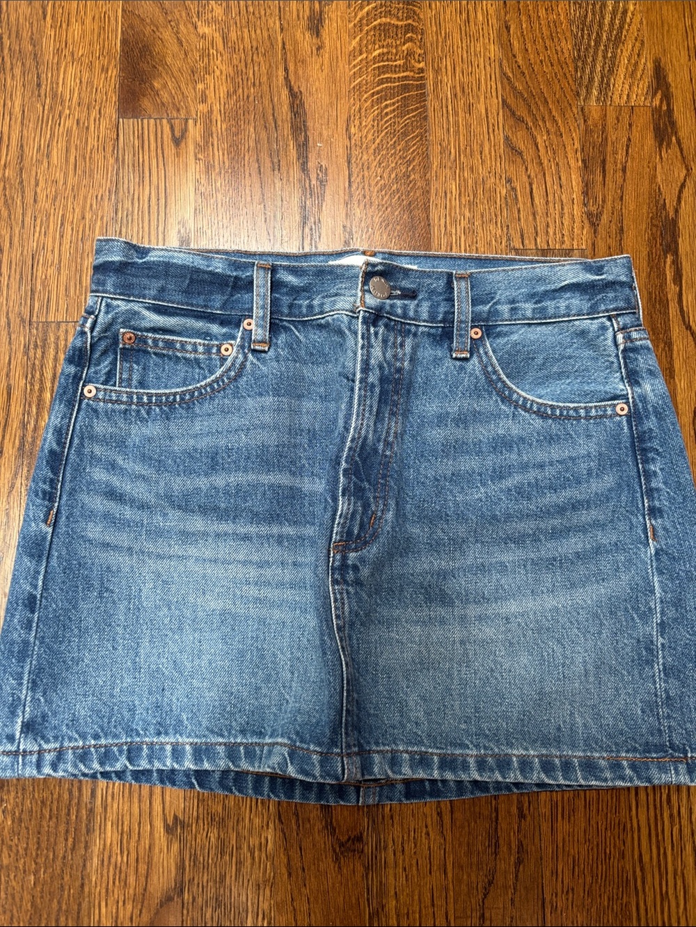 Aritzia Denim Forum Jean mini skirt